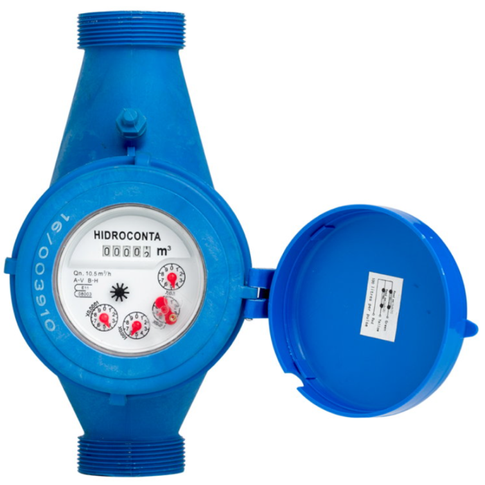 Hidroconta Hidrojet plastic watermeter 2" buitendraad